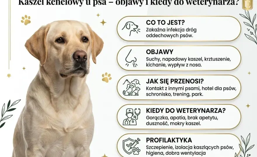 Kaszel u psa – przyczyny, objawy, leczenie. Kiedy do weterynarza?