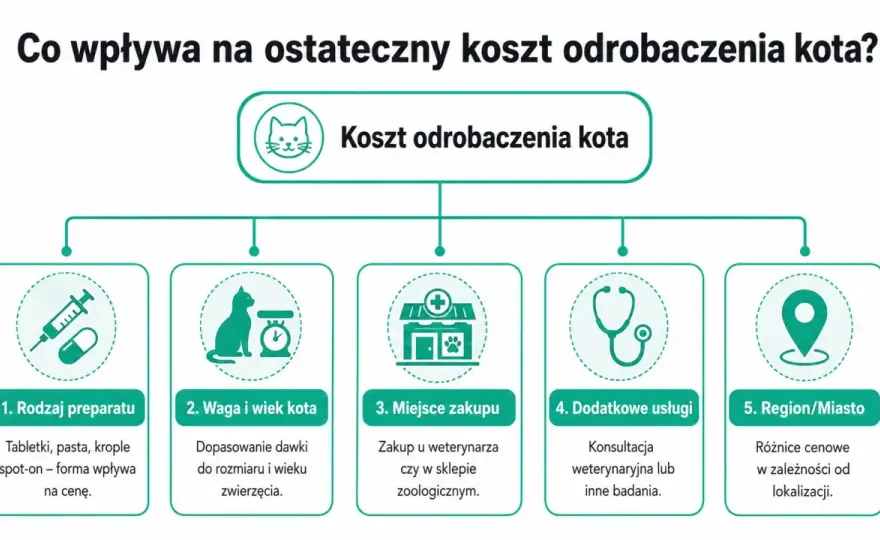 Ile kosztuje odrobaczenie kota? Sprawdź realne ceny i różnice