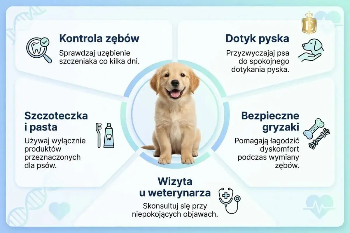 Szczeniak z uśmiechem. Dowiedz się, czy psy mają mleczaki, jak dbać o ich zęby i kiedy wizyta u weterynarza jest konieczna.