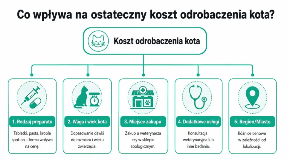 Ile kosztuje odrobaczenie kota? Sprawdź realne ceny i różnice